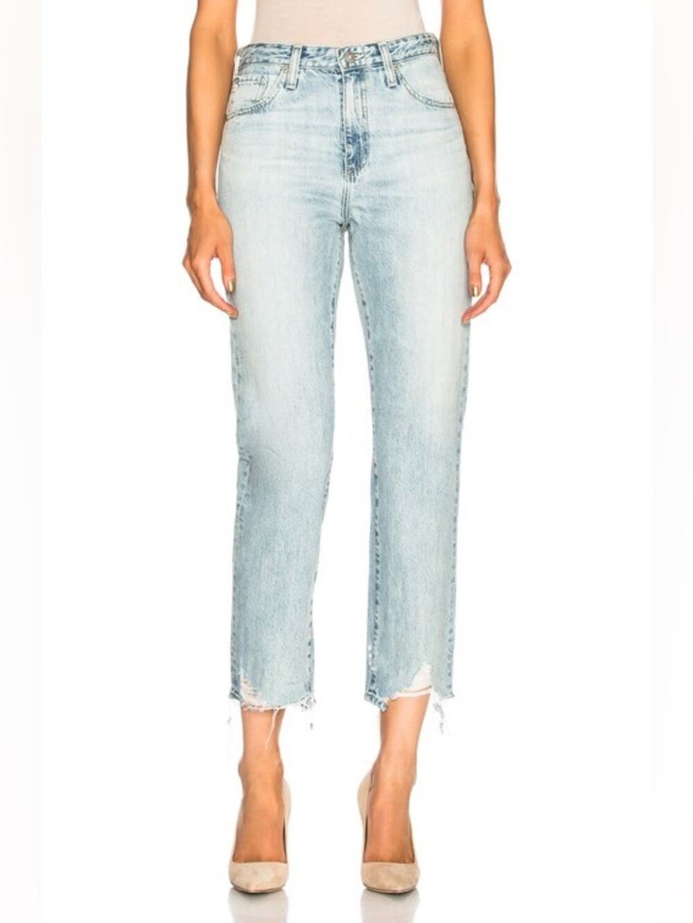 AG Adriano Goldschmied Phoebe Ankle Jeans Vintage High Waisted Tapered Leg 25